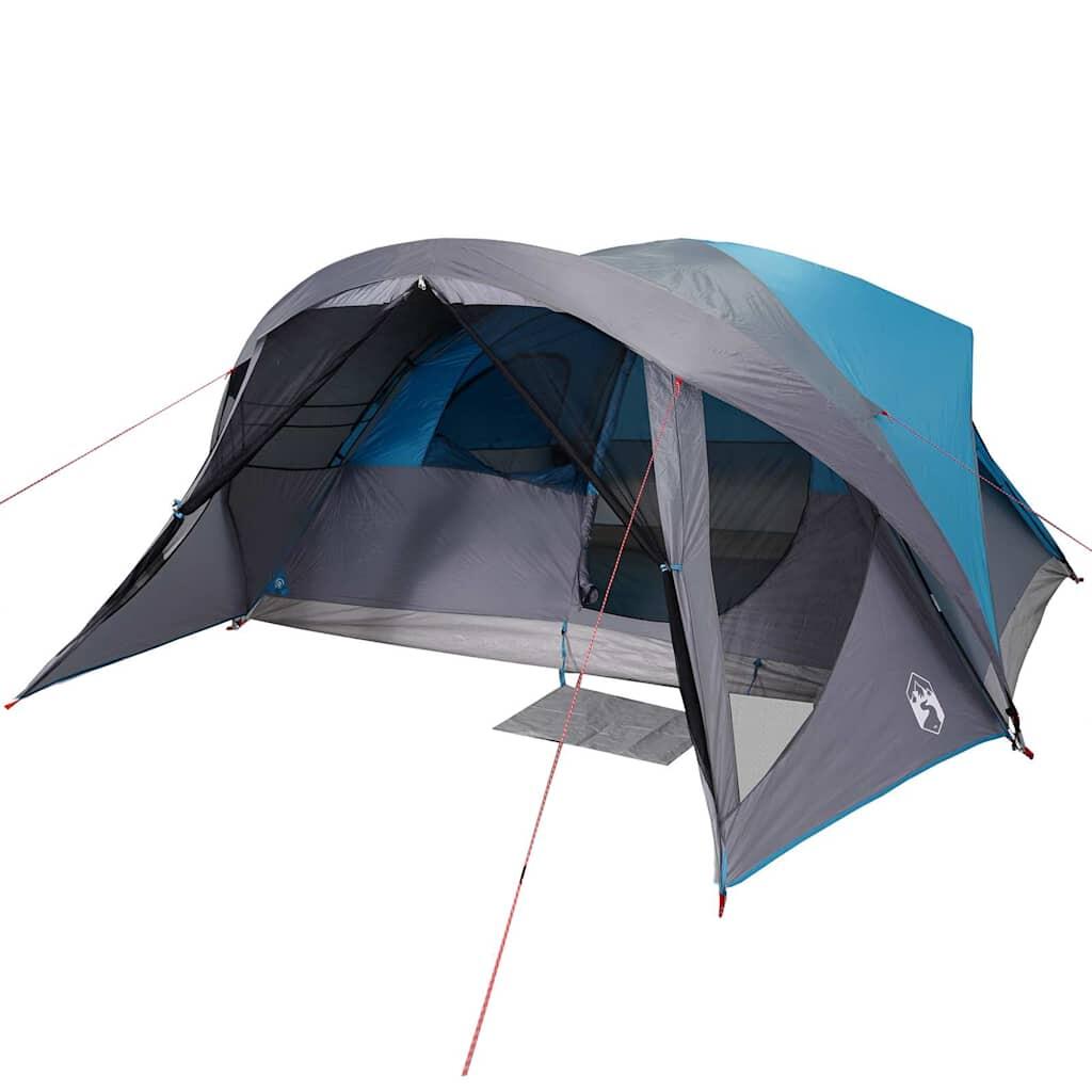 Tienda Familiar Vidaxl Impermeable de 6 Personas Azul 2/7