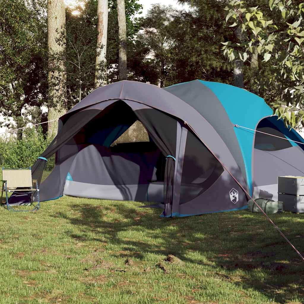 Tienda Familiar Vidaxl Impermeable de 6 Personas Azul 3/7