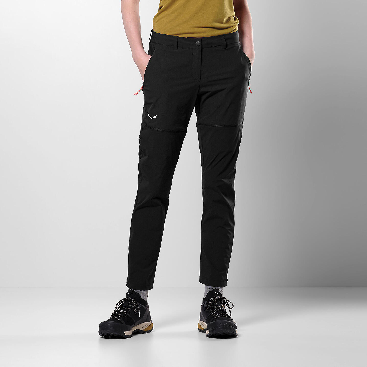Pantalón de senderismo 2 en 1 mujer Salewa Puez Talvena Dst 3/6