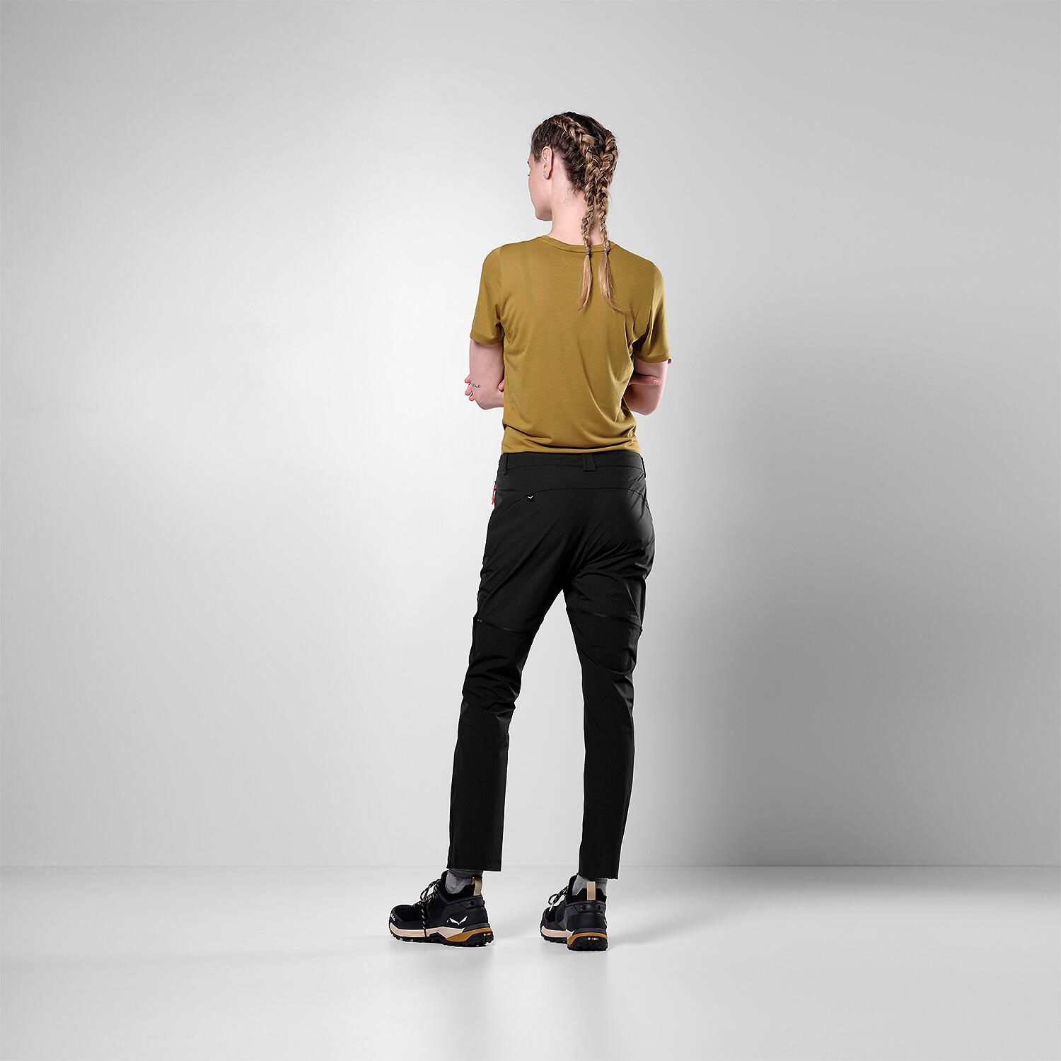 Pantalón de senderismo 2 en 1 mujer Salewa Puez Talvena Dst 4/6