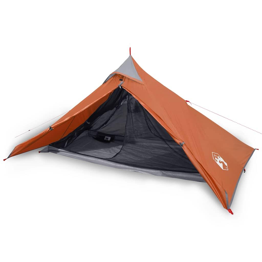 VidaXL hängendes Tipi-Zelt für 1 Person wasserdicht orange 2/7
