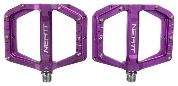 NEATT Coppia di pedali piatti Neatt Oxygen V2 8 pin viola