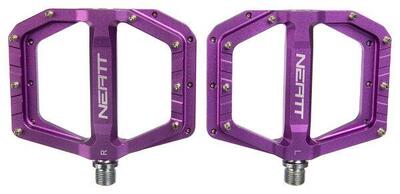 Paar Neatt Oxygen V2 8 Pin Lila Flat Pedale