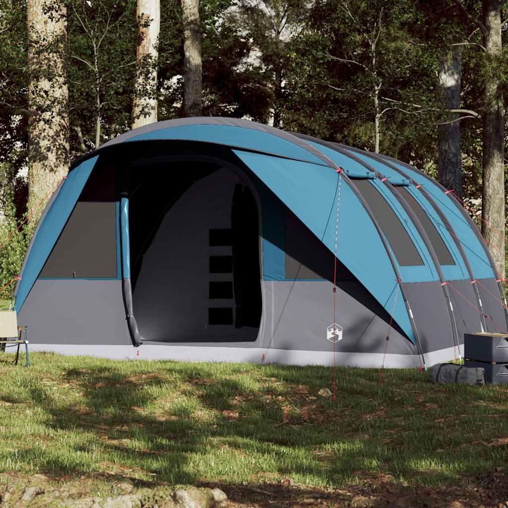 Family Tent vidaXL Waterproof for 7 People Blue