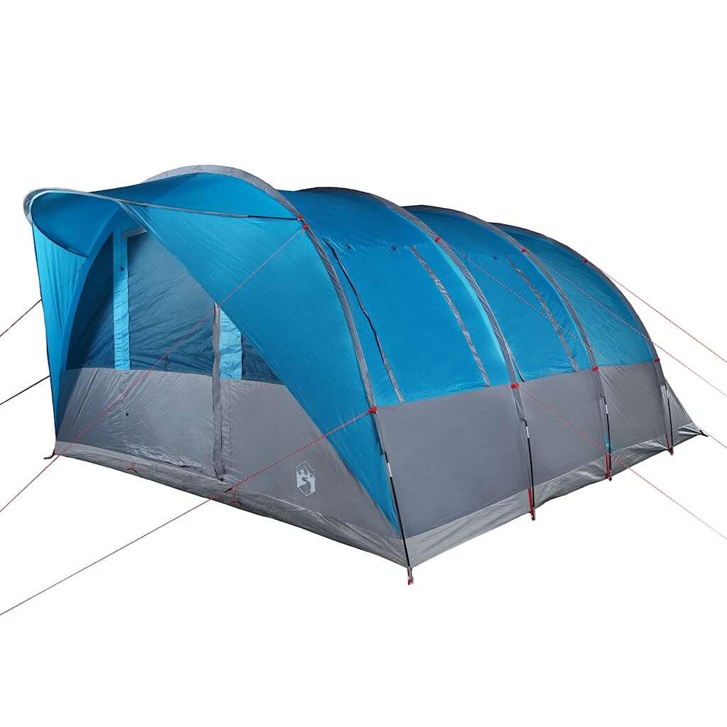 Tente familiale vidaXL imperméable 7 personnes bleue 2/7