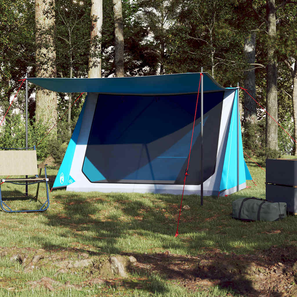 Vidaxl Tente 2 Personnes Étanche en Bleu 3/7