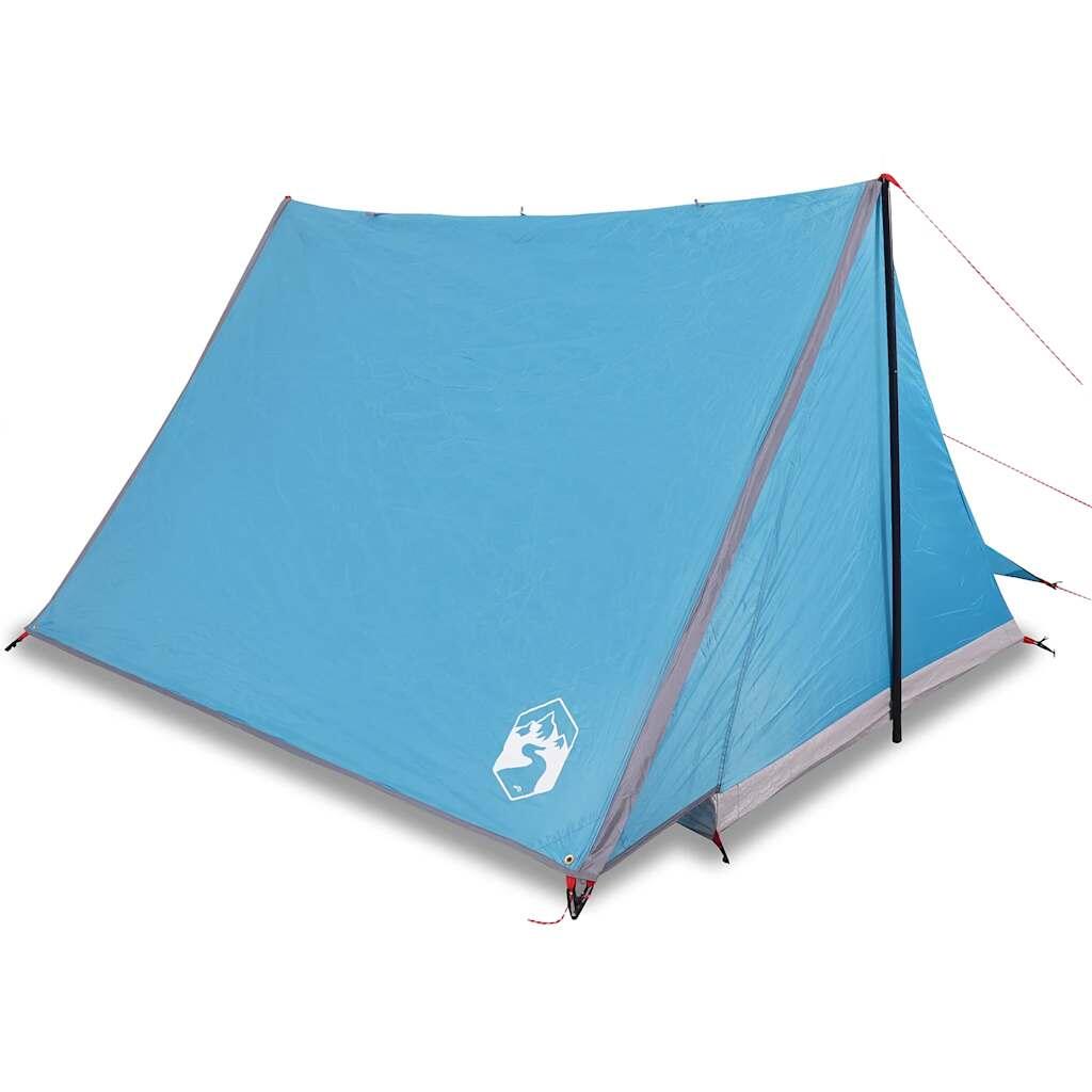 Vidaxl Tente 2 Personnes Étanche en Bleu 2/7