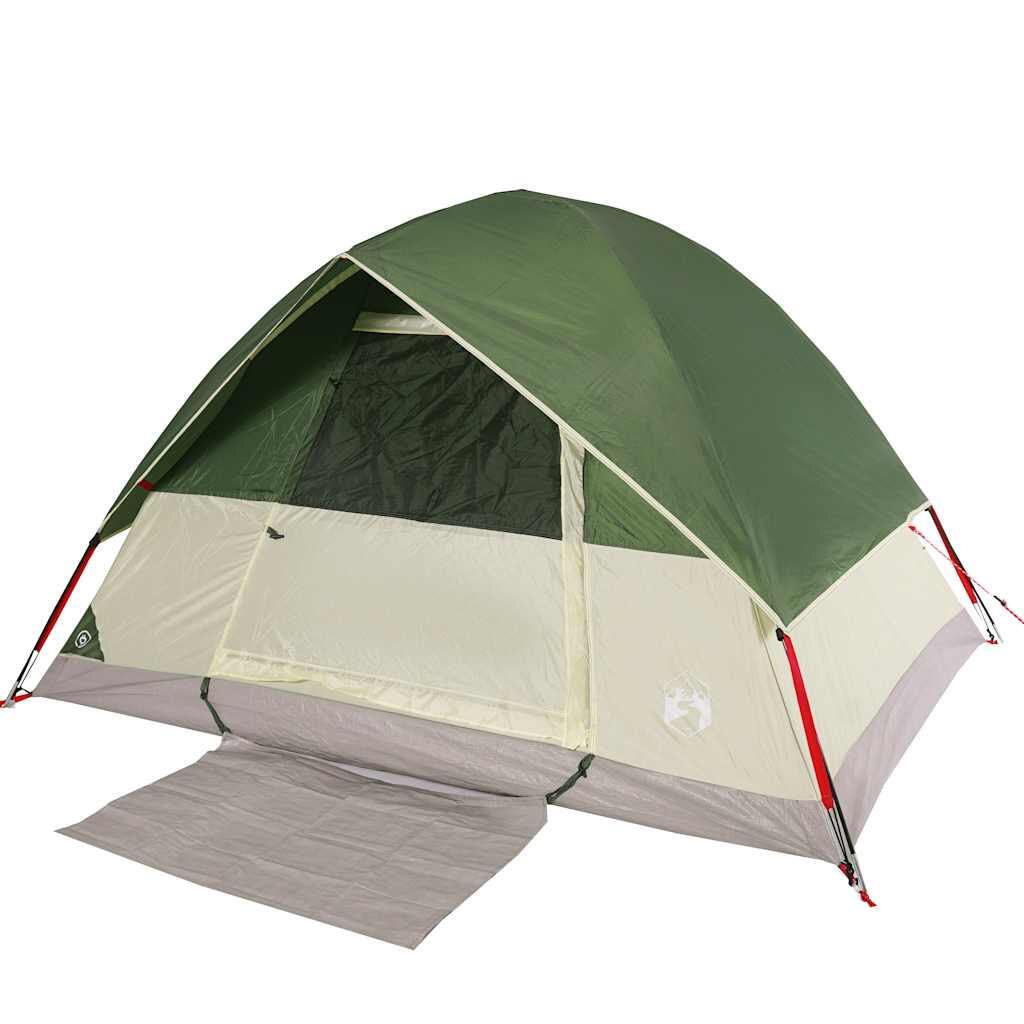 Vidaxl Tente Dôme 4 Personnes - Étanche Verte 3/7