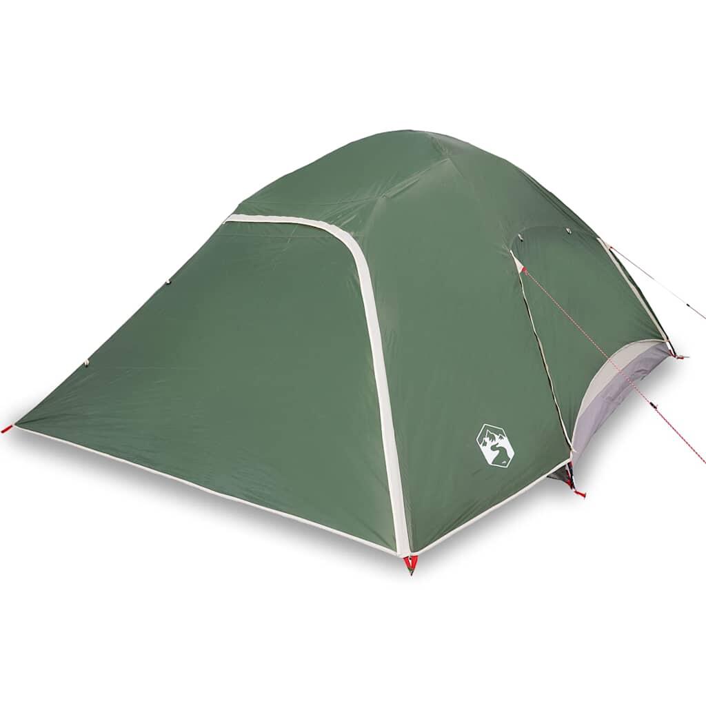 Tenda a cupola VidaXL 6 persone impermeabile verde 2/7