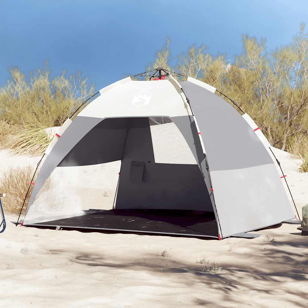 Vidaxl - Tente De Plage Imperméable 2 Personnes Vidaxl Avec Système De Libération Rapide - Tente - Incolore - 2 Places - Decathlon