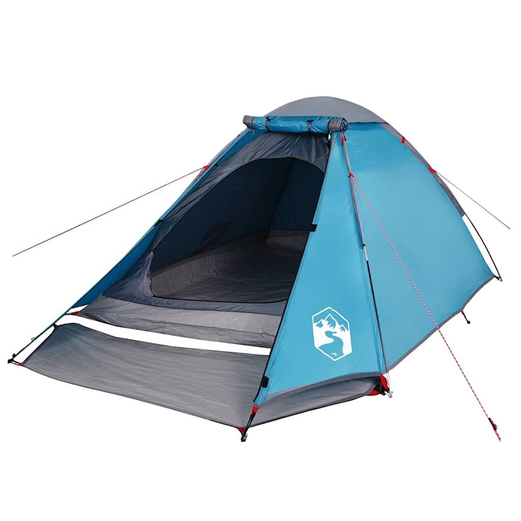 Tente dôme VidaXL 4 personnes imperméable bleue 3/7