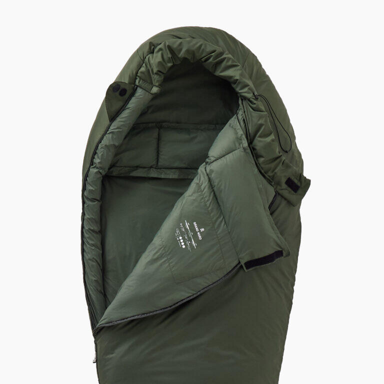 Sac de Couchage Expédition Grand Nord Kaki Droit 3/5