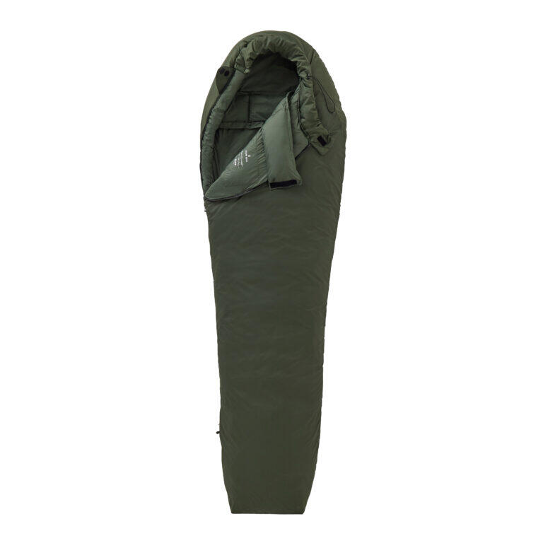 Sac de Couchage Expédition Grand Nord Kaki Droit 2/5
