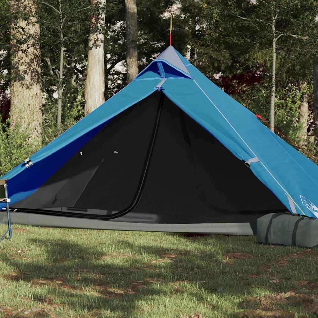 VIDAXL Wasserdichte Vidaxl Tipi-Zelt für 1 Person in Blau