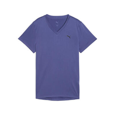Tad essentials t-shirt met v-hals voor dames puma