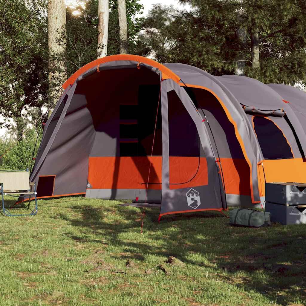 Tente tunnel Vidaxl étanche pour 8 personnes - Gris 3/7