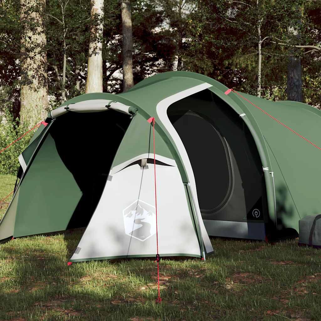 Vidaxl - Tente Tunnel Vidaxl Pour 3 Personnes - Étanche Et Verte - Tente - Incolore - 3 Places - Decathlon