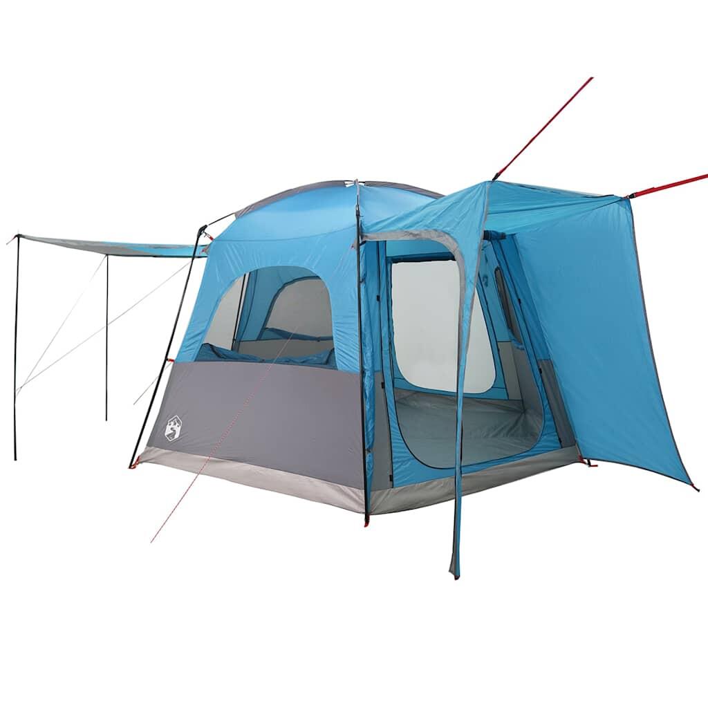 VidaXL Autozelt 4 Personen wasserdicht blau 3/7