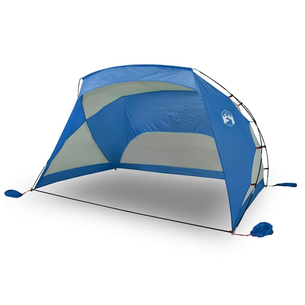 VidaXL Strandzelt 274 x 178 x 170/148 cm 185T Polyester azurblau 2/7