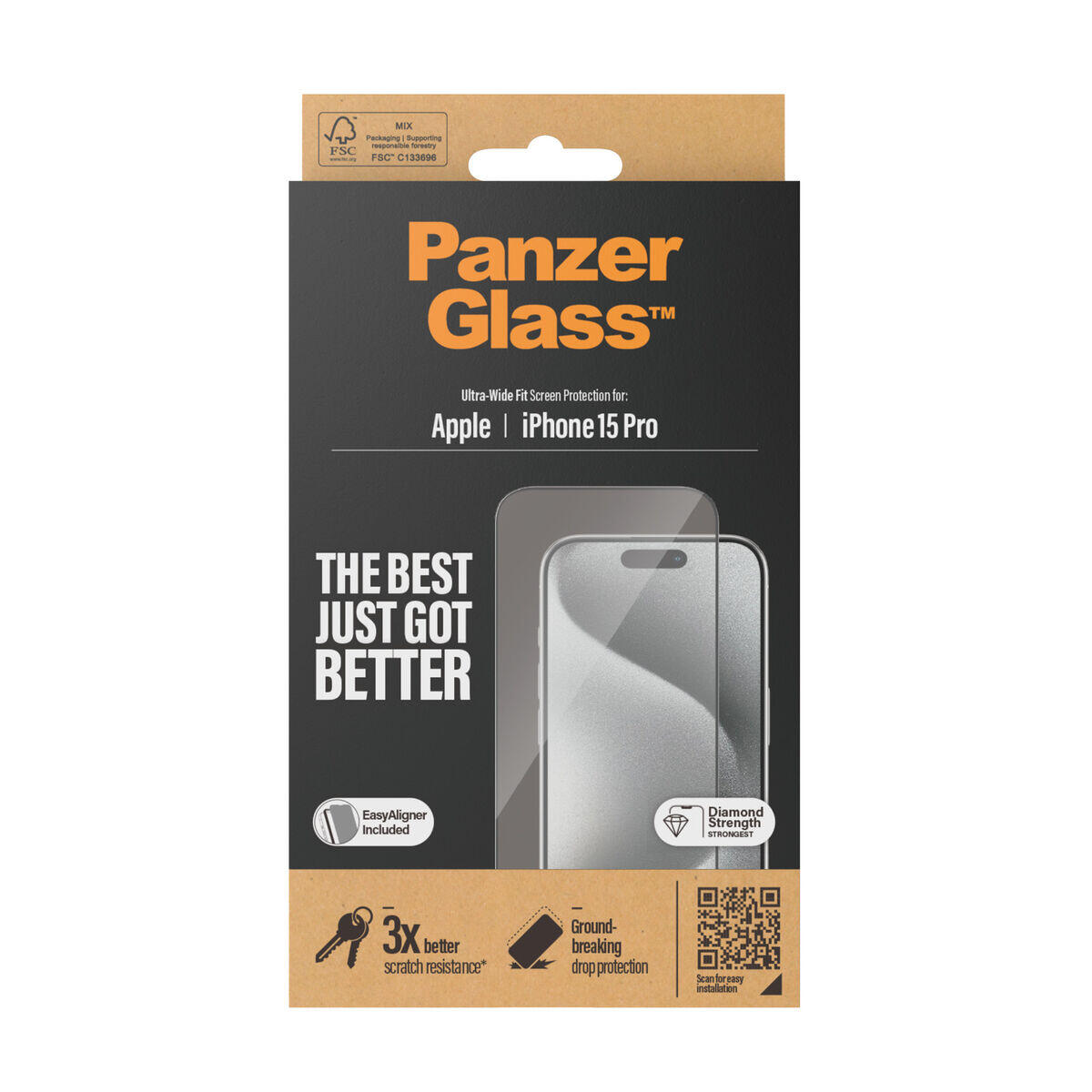 Film Protecteur pour Téléphone Portable Panzer Glass 2810 Transparent 4/4