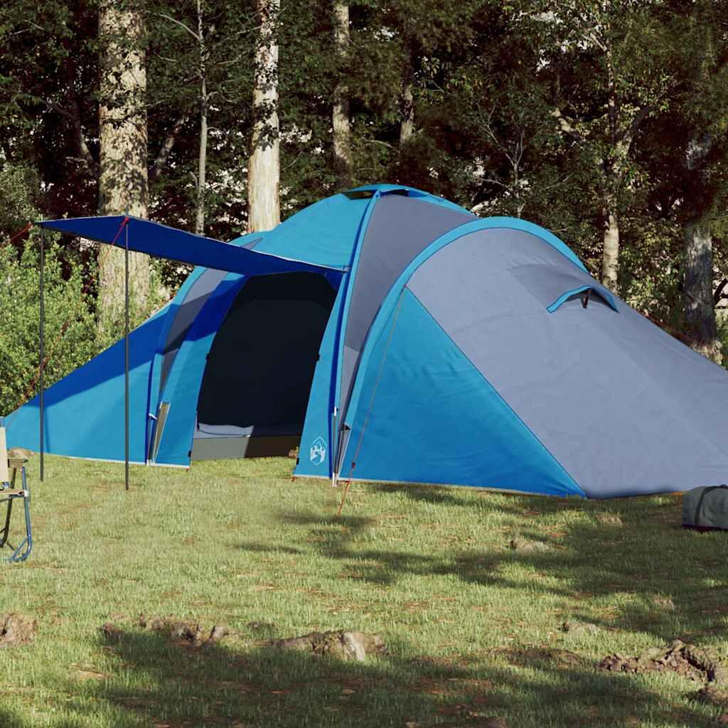 Vidaxl - Tente Familiale Vidaxl Bleue 6 Places Imperméable - Tente - Bleu - Decathlon