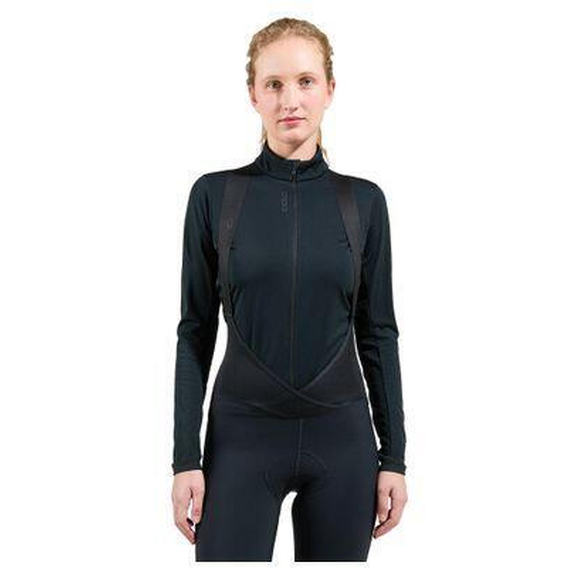 Odlo - Cuissard À Bretelles Femme Odlo Zeroweight Warm Noir - Cuissard De Vélo - Noir - 36 Xs - Decathlon