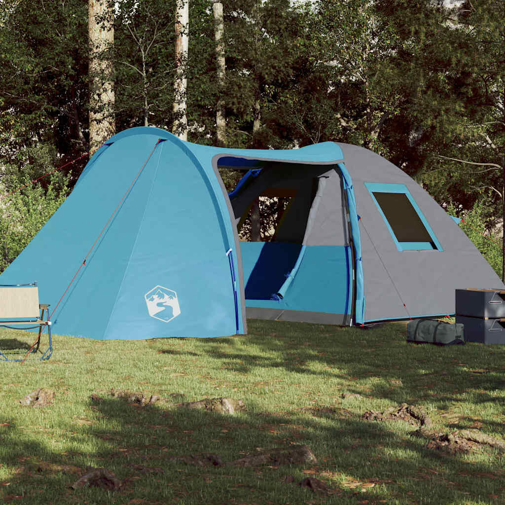 Vidaxl Tente Dôme Imperméable 6 Personnes en Bleu 3/7
