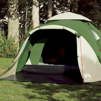 Vidaxl dome tente 3 personnes Fast Release Green > to translate in French