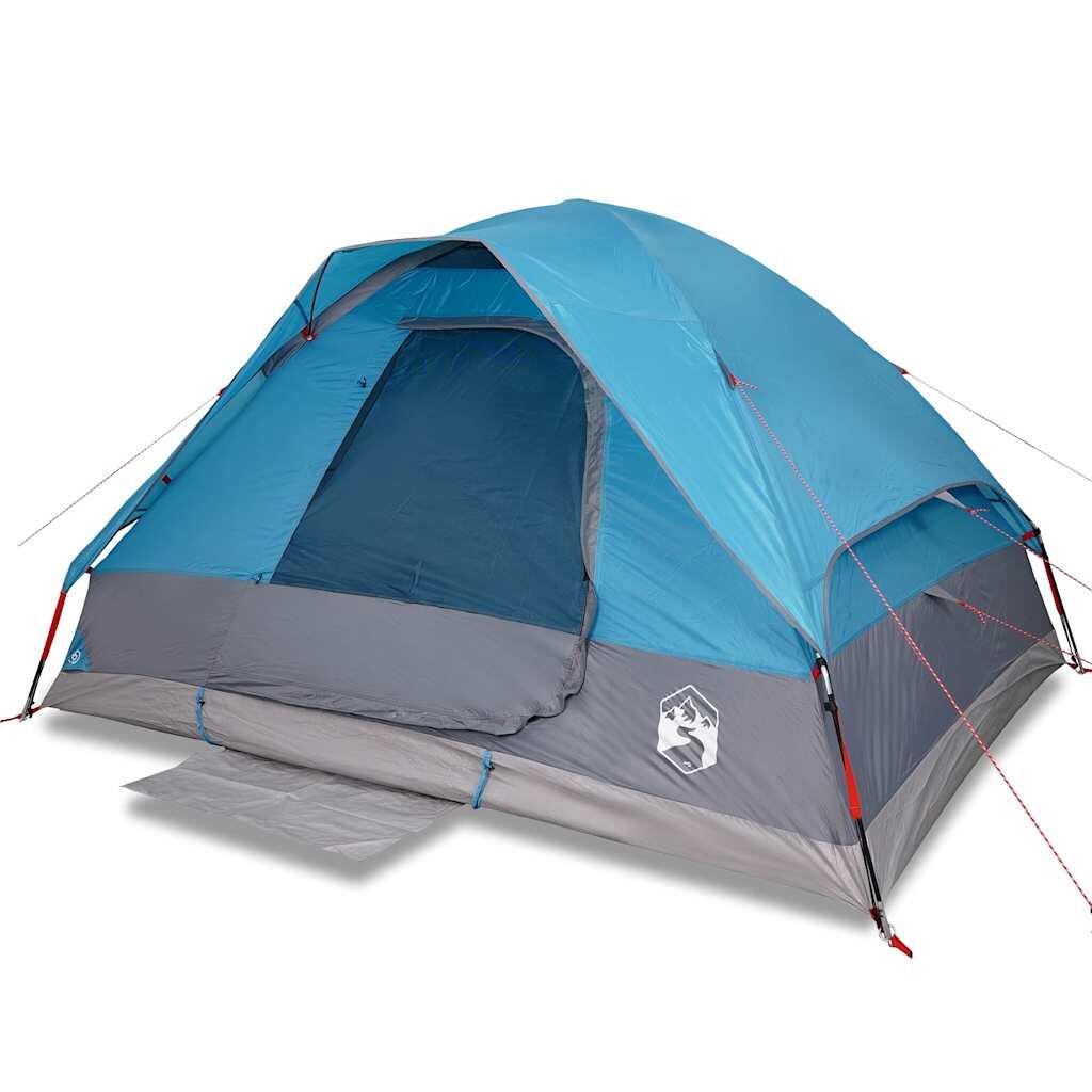 Waterdichte koepeltent voor 2 personen - blauw 2/7