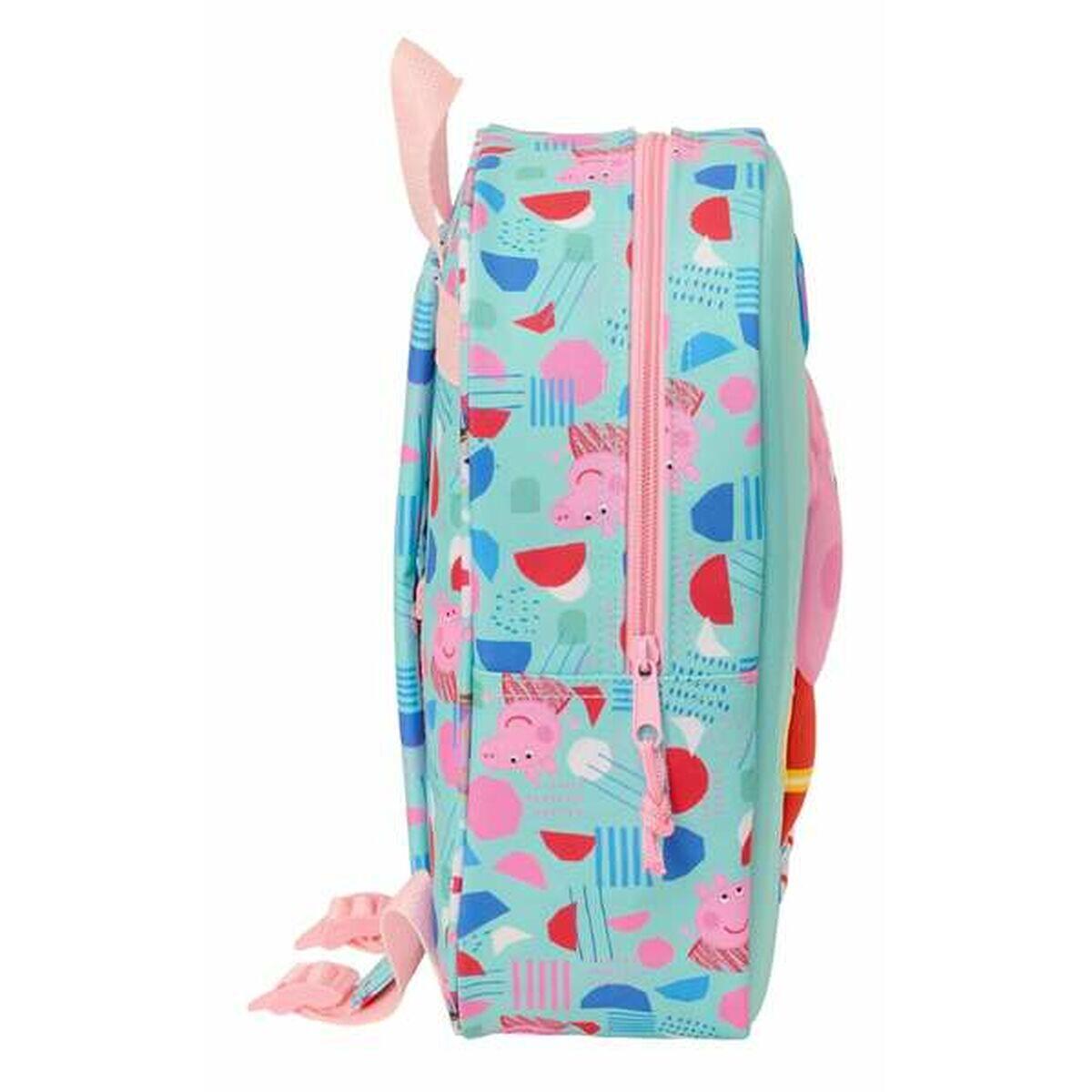 Zaino Scuola Peppa Pig Verde 3/3