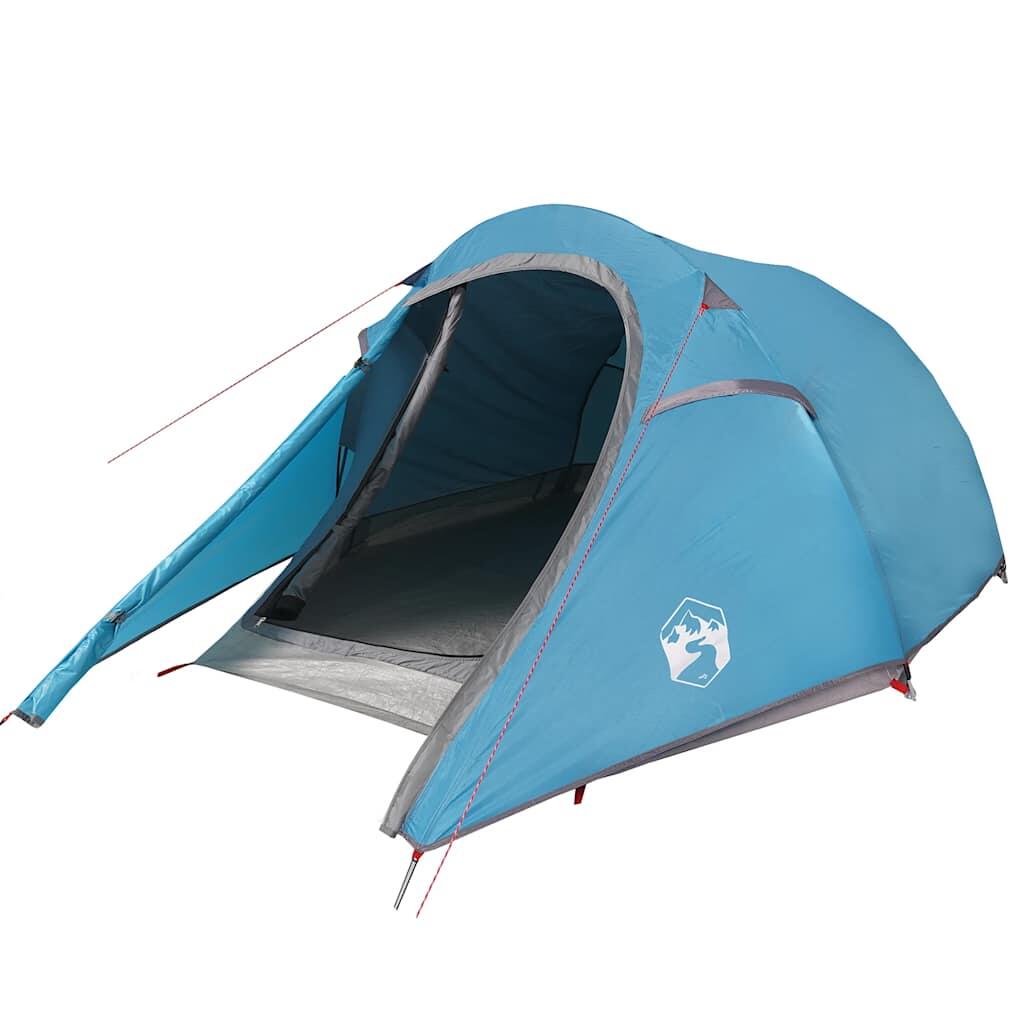 Vidaxl 2-Persoons Tunnel Tent - Waterdicht Blauw 2/7