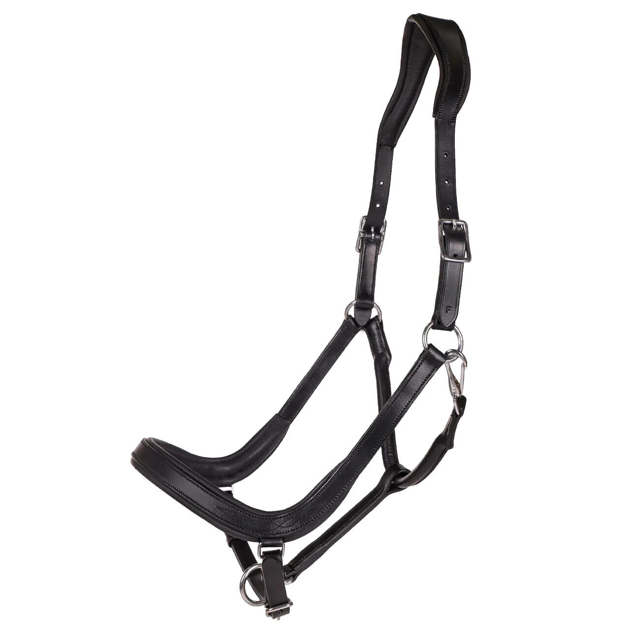 Qhp - Licol Pour Cheval Qhp Salerno - Licol - Noir - Ps - Decathlon