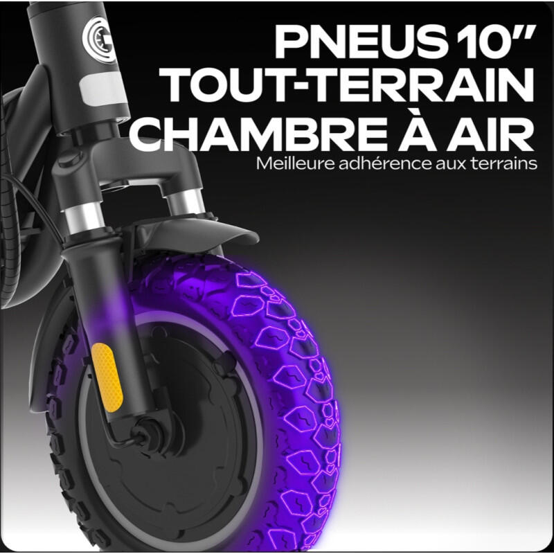 Trottinette Électrique  Ride 100 Evo – 350W, 25 km/h, 10 pouces, Autonomie 25