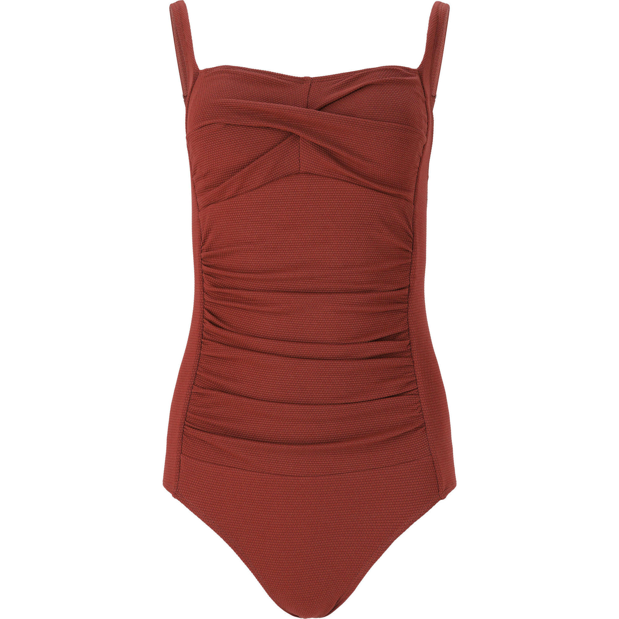 Cruz - Maillot De Bain Nicola - Maillot De Bain 1 Pièce - Marron|rouge - Decathlon