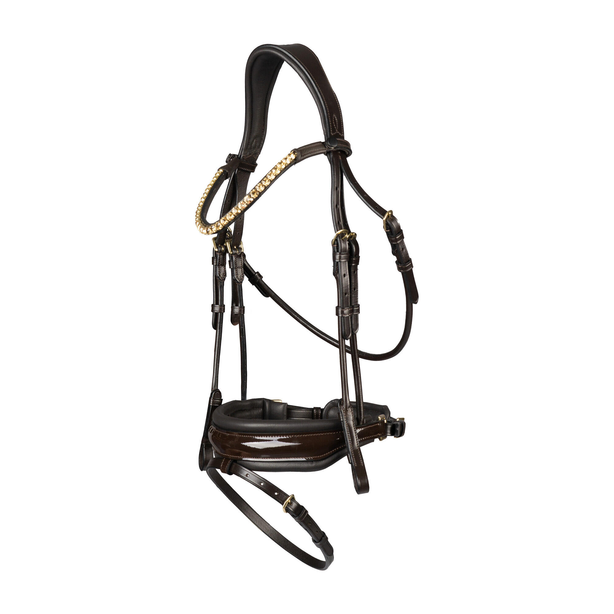 Horka - Bridons Équitation Pour Cheval Horka Filius - Bridon - Jaune|marron - Cob - Decathlon
