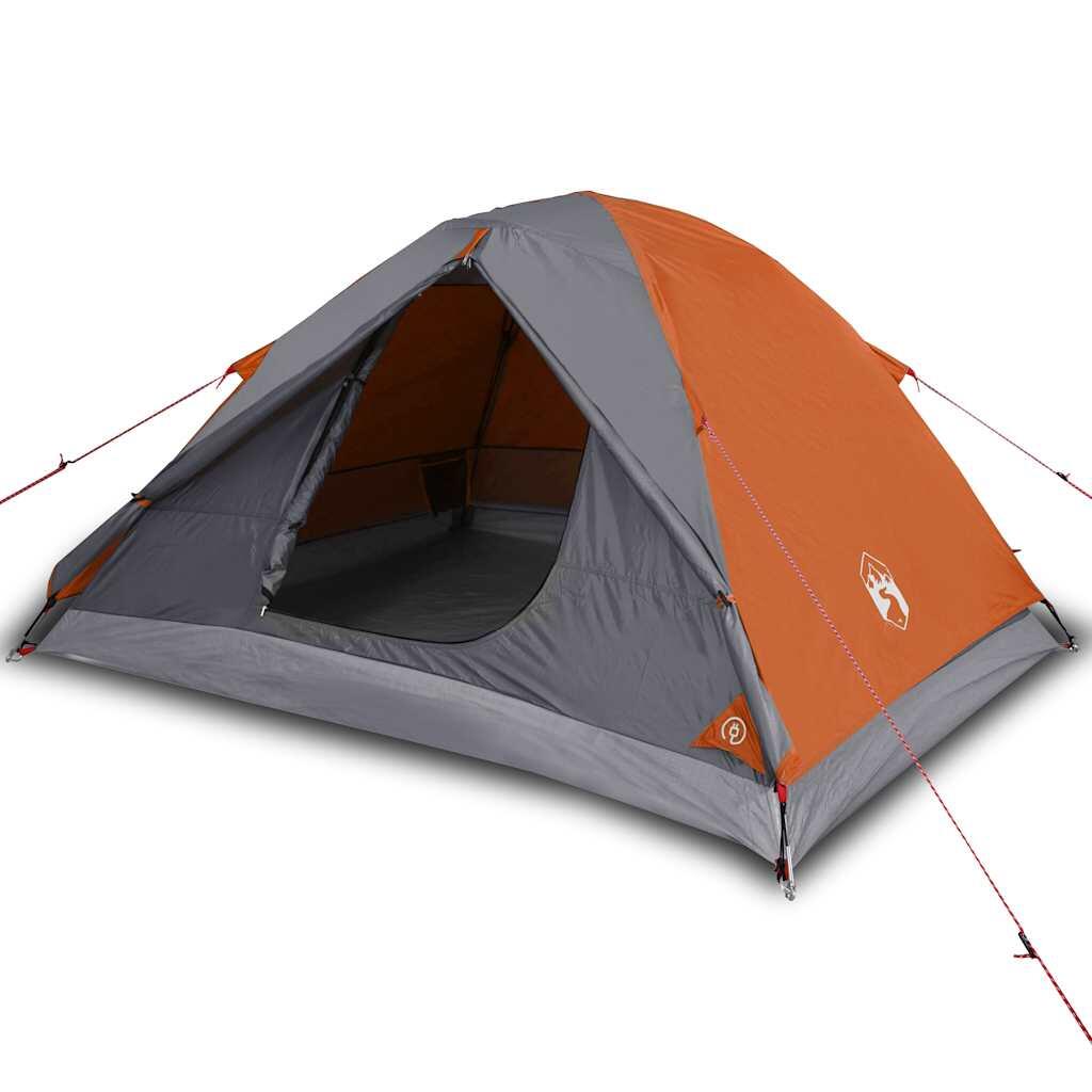 Waterdichte Vidaxl Koepeltent voor 3 Personen in Oranje 2/7