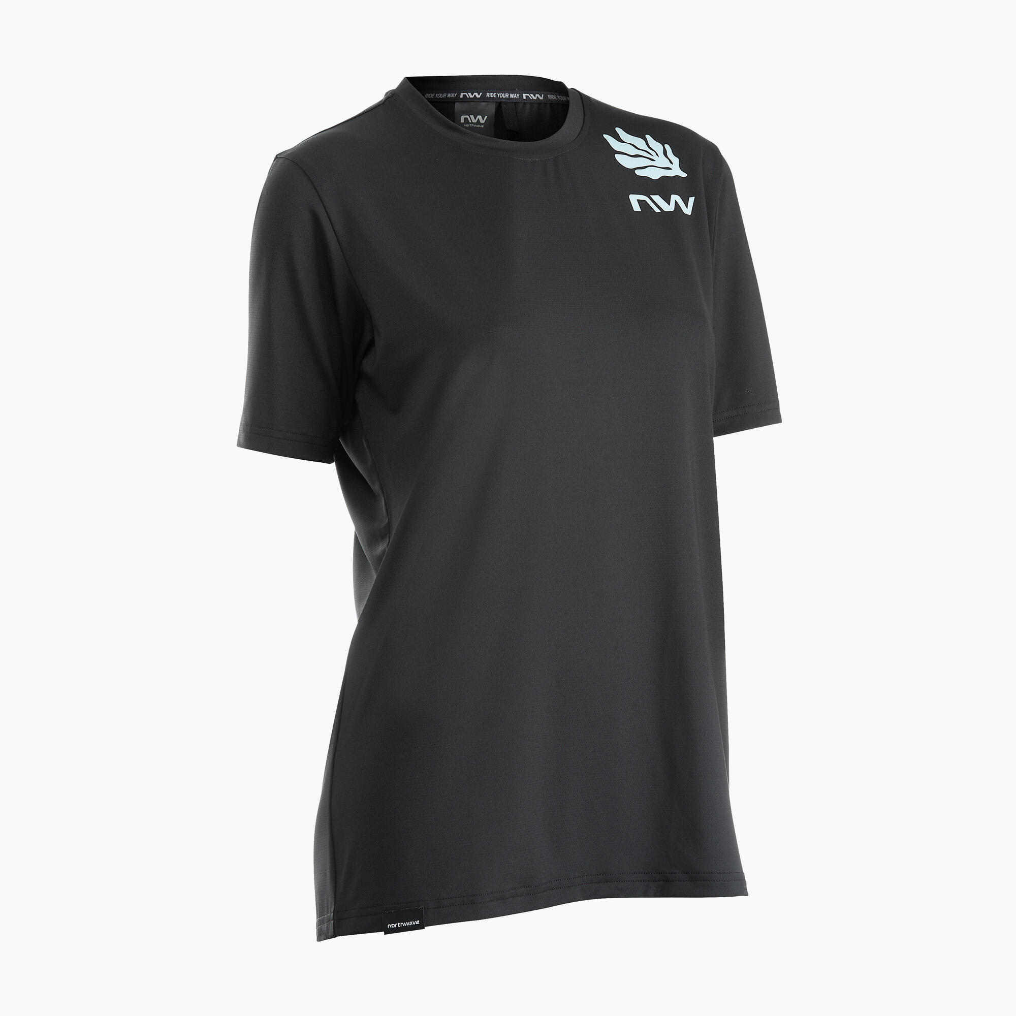 Camiseta de ciclismo feminina Northwave Xtrail 2 surf 1/3