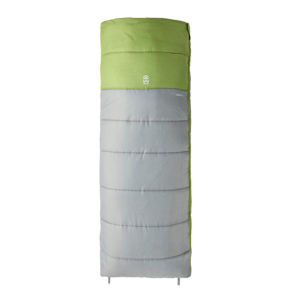 Wilsa Outdoor - Sac De Couchage Loisir Carnac Gris Et Vert - Sac De Couchage - Bleu|gris|vert - Decathlon