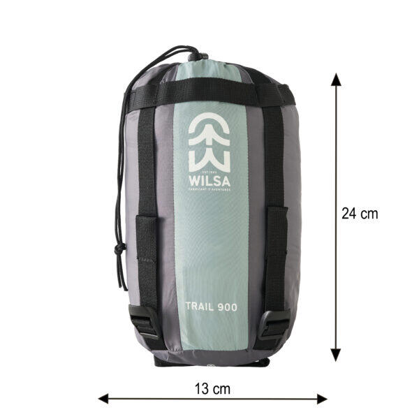 Sac de Couchage Light Trail 900 Gris et vert 4/5
