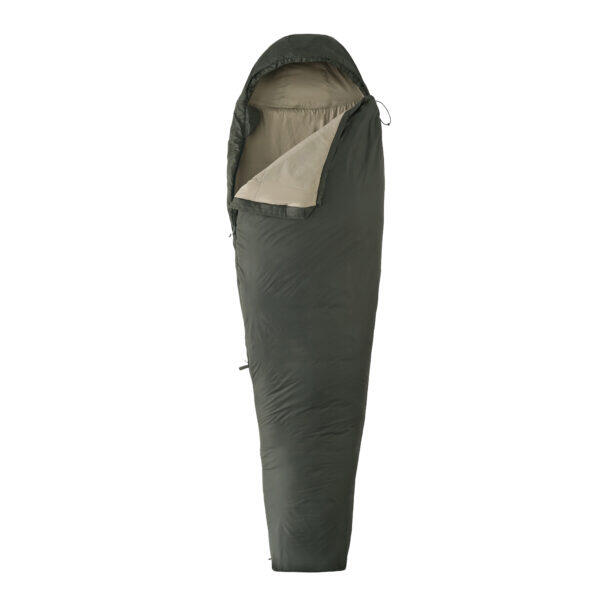 Saco-cama adulto leve compacto Light Trail 600 Tarifa Kaki Esquerdo 2/5