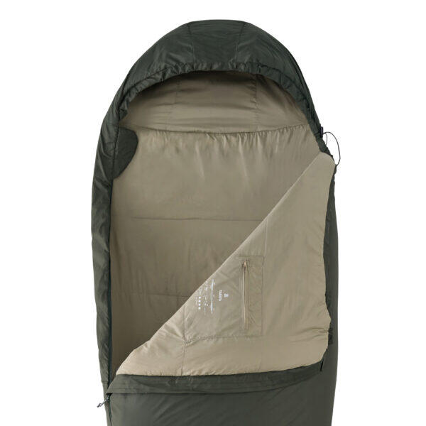 Saco-cama adulto leve compacto Light Trail 600 Tarifa Kaki Esquerdo 3/5