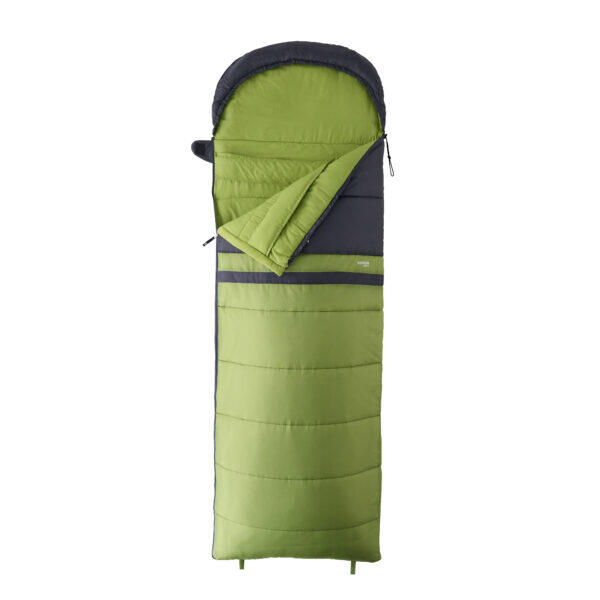 Sac de Couchage Loisir Verdon Confort Gris et vert 2/5