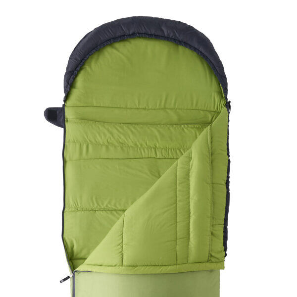 Sac de Couchage Loisir Verdon Confort Gris et vert 3/5