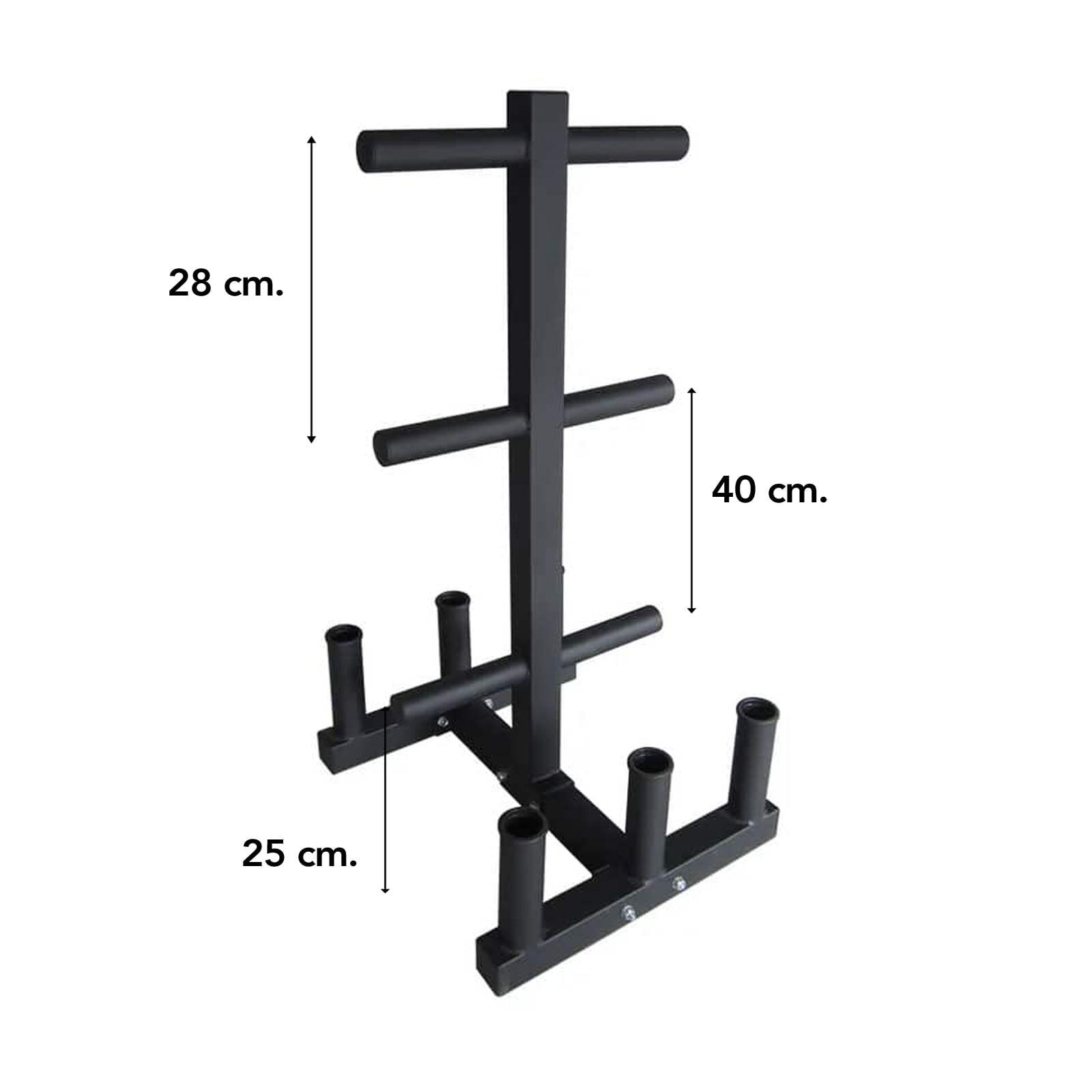 Soporte Barras y Discos Profesional Alta Carga 2/3
