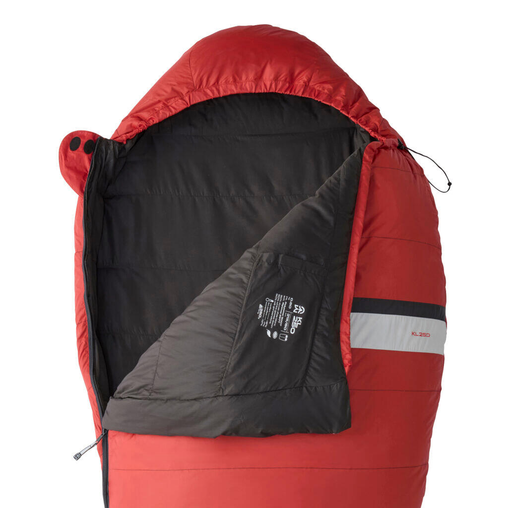 Saco-cama leve isolante Kl 250 Zip Esquerdo 3/5