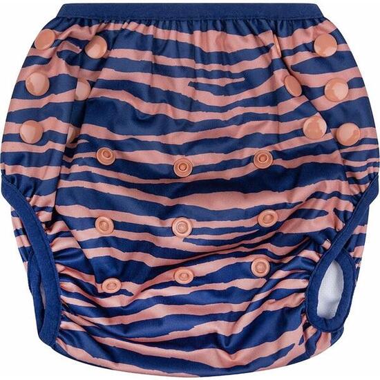 Swim Essentials | Blu/Arancio Panterato Pannolini da piscina Washable