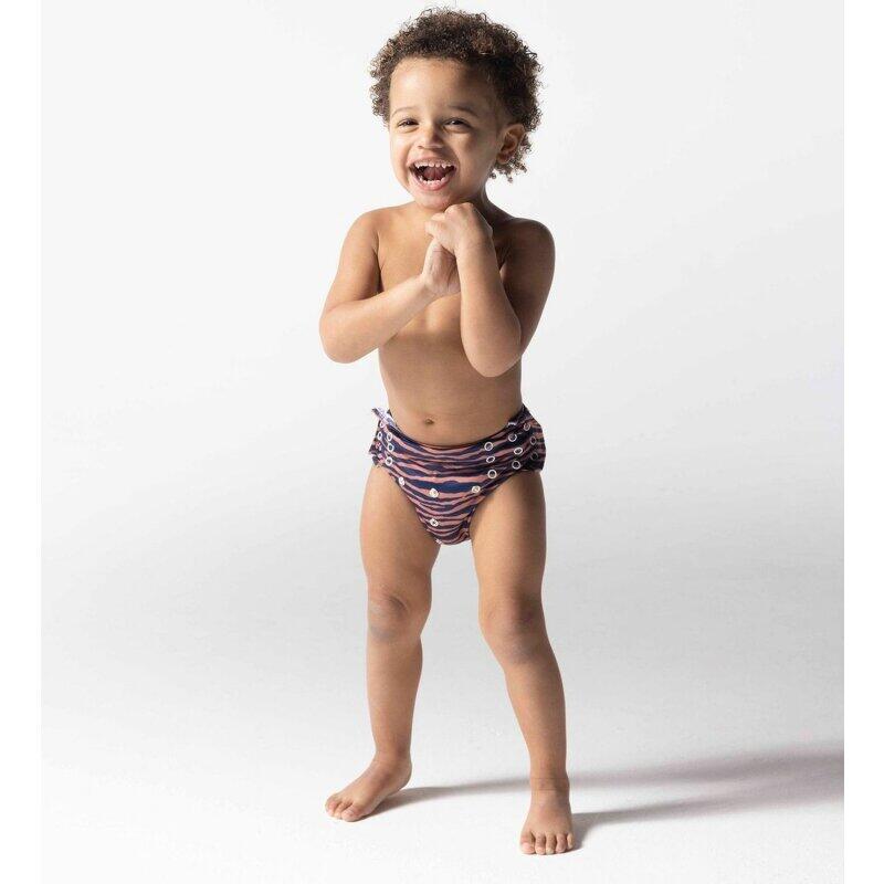 Swim Essentials Swim Diaper - Blue/orange - Vibrant Stripes 2/2