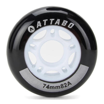 Attabo wieltjes voor rolschaatsen 74 mm 4 stuks