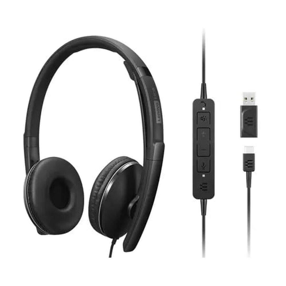 Auriculares lenovo 4xd1m45627 preto