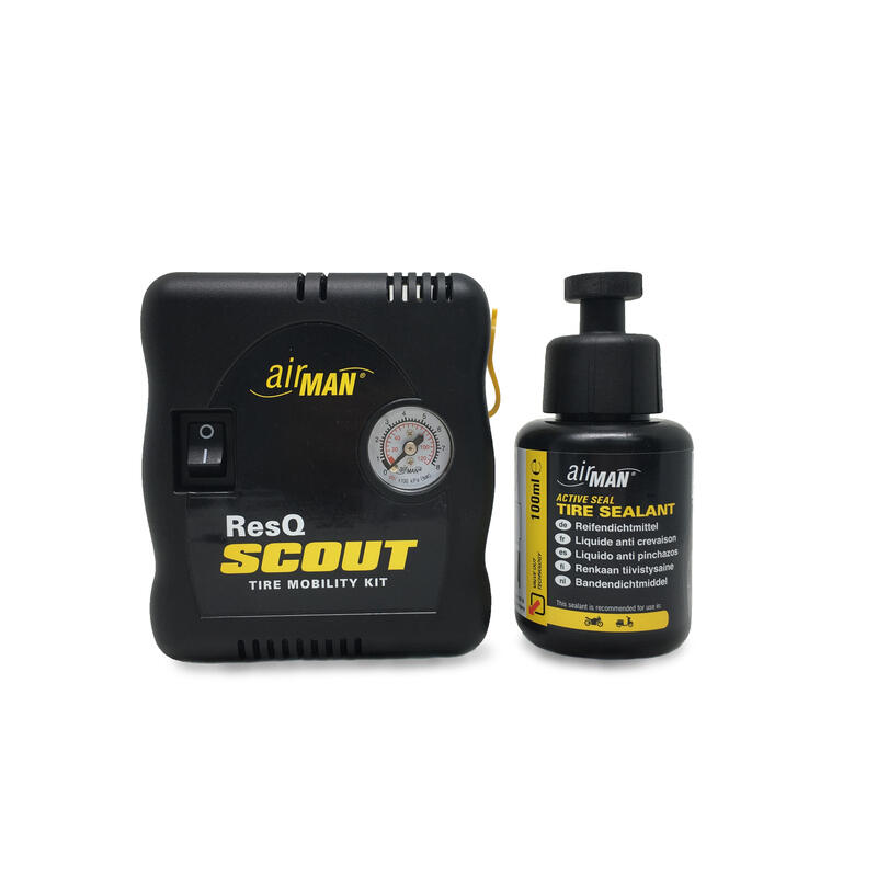 AIRMAN Luchtcompressor met reparatieset Airman ResQScout